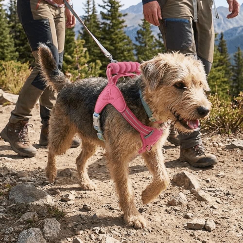 Breathable Dog Harness Vest Saddle-shaped Back Comfortable Escape Proof Vest with Handle No-Pull Y-shaped Dog Harness Outdoor