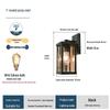 European Style Waterproof Solar Wall Lamp: Super Bright Antique Design for Outdoor Courtyards, Corridors, and Villa Hallways