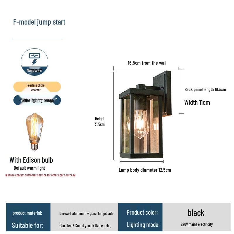 European Style Waterproof Solar Wall Lamp: Super Bright Antique Design for Outdoor Courtyards, Corridors, and Villa Hallways