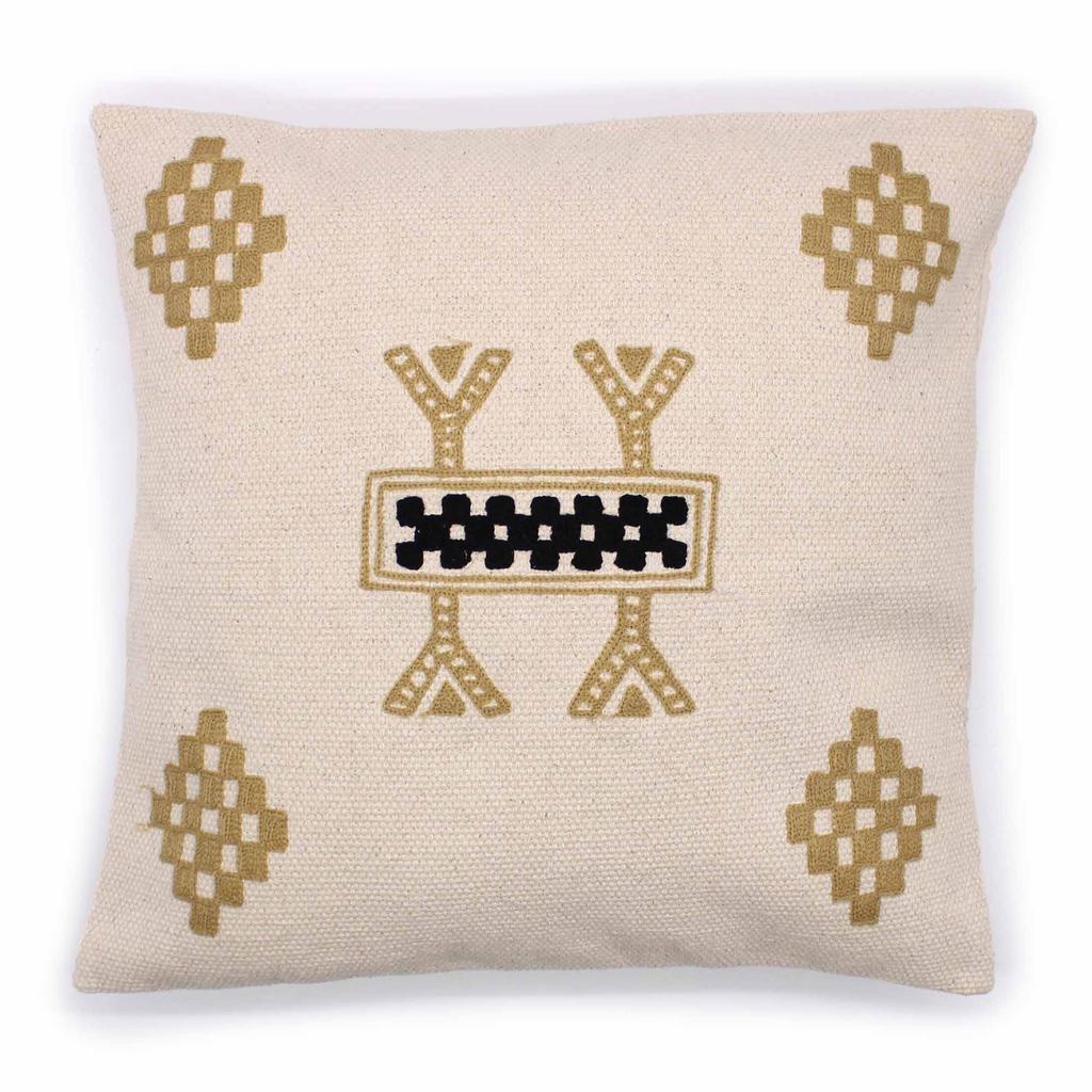 Cotton Cushion Cover, Berber Pattern 45x45 cm
