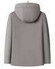 Men's Hooded Down Jacket with Removable Liner, 3-in-1 Design for Middle-Aged and Elderly.