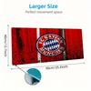 FC Bayern München Kunstfarbe Mauspads Großes Gaming Tischkissen Rutschfest Laptop Tablet Großes Mauspads XXL Matte Mini PC Spielmatte Mit Verriegeltem Rand