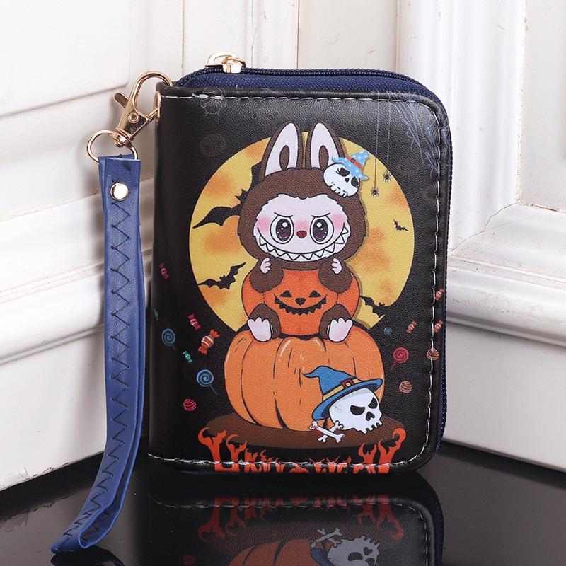 Cartoon Cute and Hot Labubu Male and Female Students Handheld Wallet