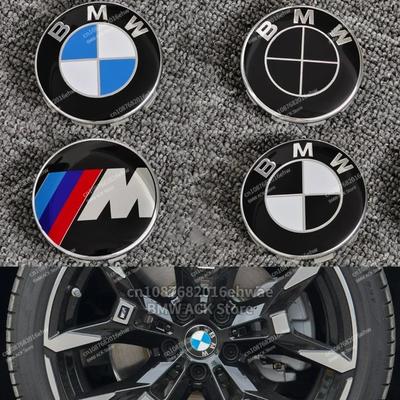 4 Τεμάχια 68MM 56MM Καλύμματα Κέντρου Τροχού Αυτοκινήτου Για E90 E46 F10 F30 E87 F20 G20 E60 E39 E92 F11 F31 E61 F25 E36 X3 X5 Αξεσουάρ Αυτοκινήτου