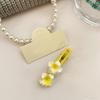 1 Pair Women Hair Clips Flower Shape Hair Barrettes Strong Grip Decorative Hair Pins Beach Vacation Daily Party Hair Accessories