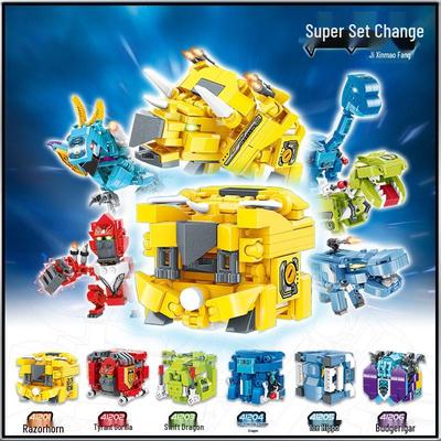 Blocchi da Costruzione Cubo Bestia Trasformante Enlighten per Bambini - Modelli da 41201 a 41206