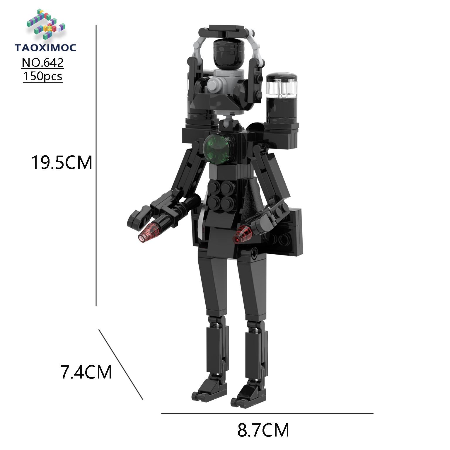 

Skibidi Toilet Man Building Blocks Accessories Speakman Figures Toys