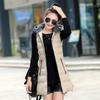 Medium and long casual slim-fitting cotton vest autumn and winter fashion large version cotton vest urban leisure can be removed