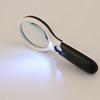 3Led Light 45X Handheld Magnifier Reading Magnifying Glass Lens Jewelry Loupe