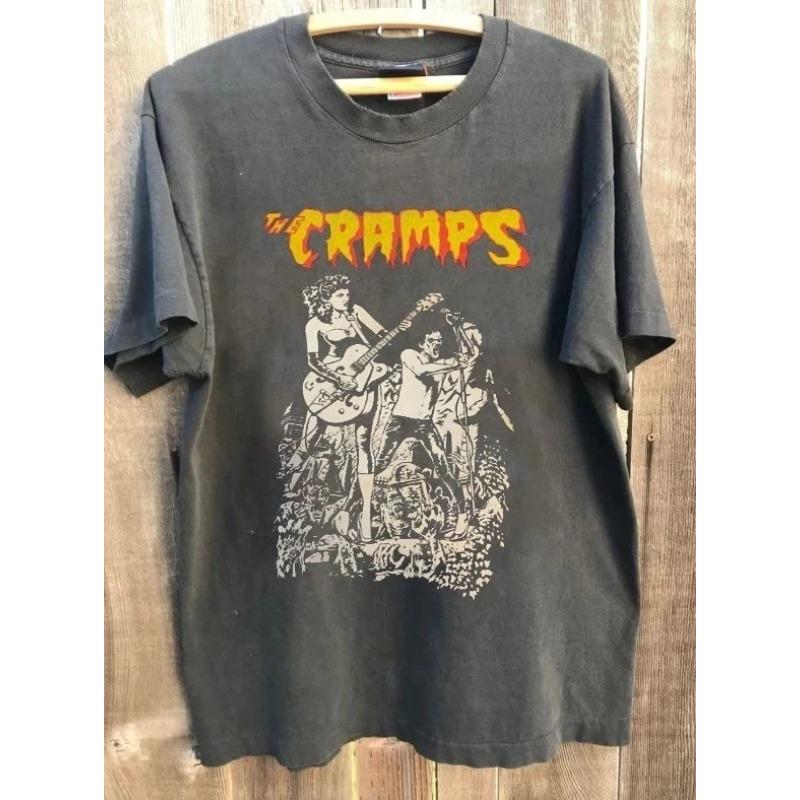 The Cramps Rock Band Retro Charcoal Gray Summer New Retro Casual Fashion Unisex Tshirt