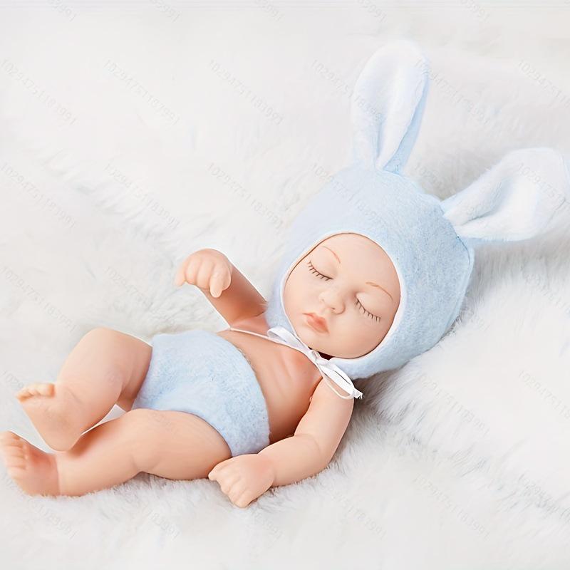 7-Inch Mini Reborn Doll with Full Body Soft Silicone - Realistic Design, Small Size, Exclusive Edition