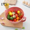 Non-slip Plastic Bowl for Cooking Preparation Batter with Pour Spout And Handle, Large Mixing Base Prep Kitchen Non-Slip Base, Baking, Cooking, Salad,