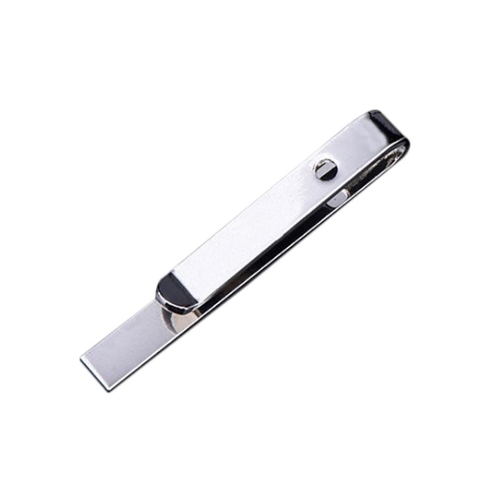 

Fashion Stainless Steel Tie Clip Black Silver Color Metal Necktie Tie Men Party Business Simple Jewelry Accessories серебряный