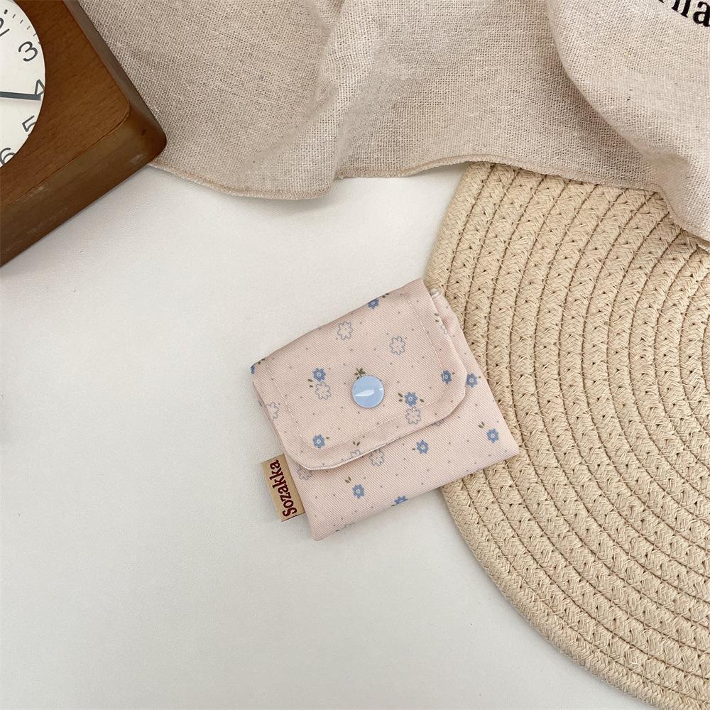 Mini Makeup Storage Bag Portable Lipstick Key Coin Organizer Pouch for Women Sanitary Napkins Bag