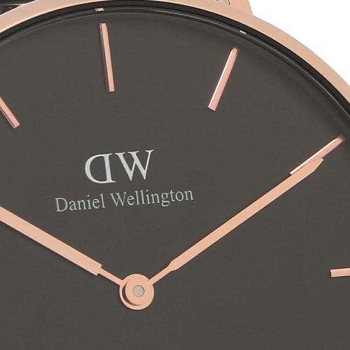 Daniel Wellington Women's and Men's Petit Ashfield 36mm Quartz Black Watch DW00100307