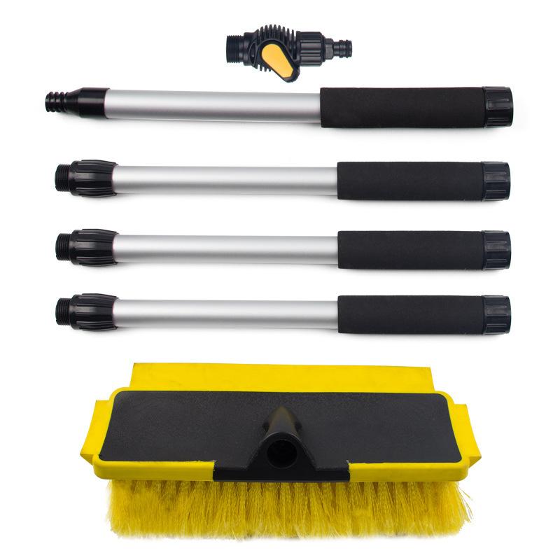 Car Wash Brush Head for Detailing Washing Vehicles, Boats, RVs, ATVs, or Off-Road Autos, Super Soft Bristles for Scratch Resista