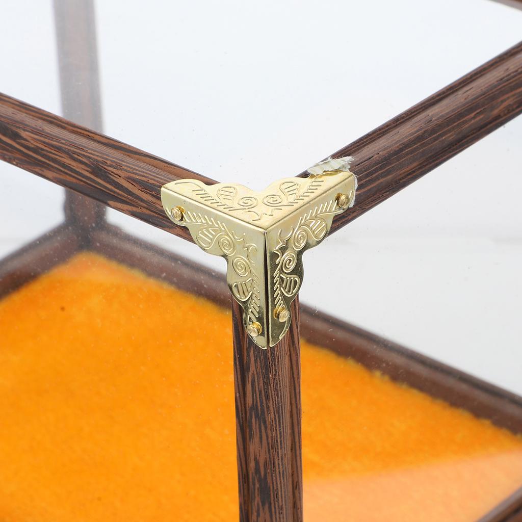 Buddha Statue Display Case Premium Material Desktop Storage Box Transparent Home Vase Display Accessory Craft Ornament Box