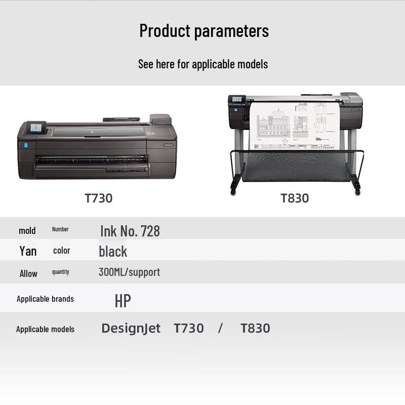 V4INK Compatible HP 728 Black Ink Cartridge