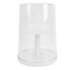 2 Tier Round Blind Box Display Case Rotatable Dust Proof Ample Space Stackable Blind Box Display Case