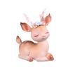 Flower Rhyme Deer Car Ornament - Creative Shaking Head Doll for Safe Car Decoration