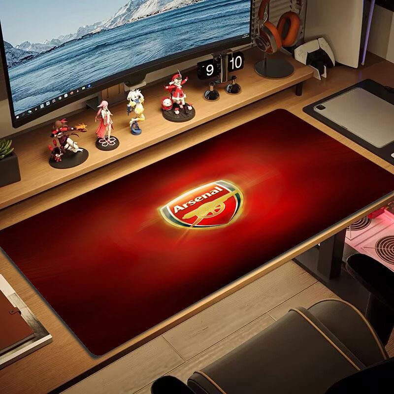 Arsenal F Large Size Mouse Pad Large Gaming Table Cushion Non-slip Laptop Tablet Big Mousepad XXL Mat Mini PC Playmat With Lock Edge