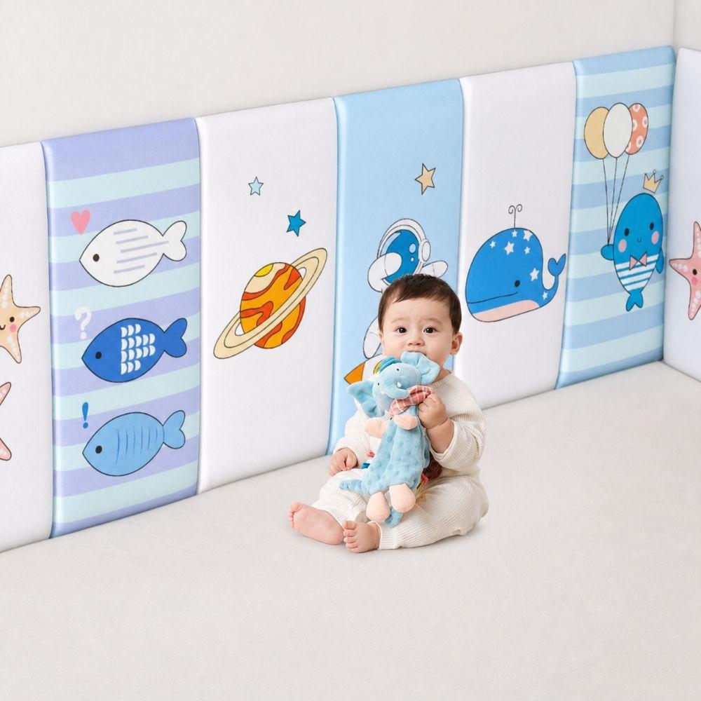 Self Adhesive Anti Collision Cushion Waterproof Foam Bumper Flexible Padded Wall Sticker  Bed Head