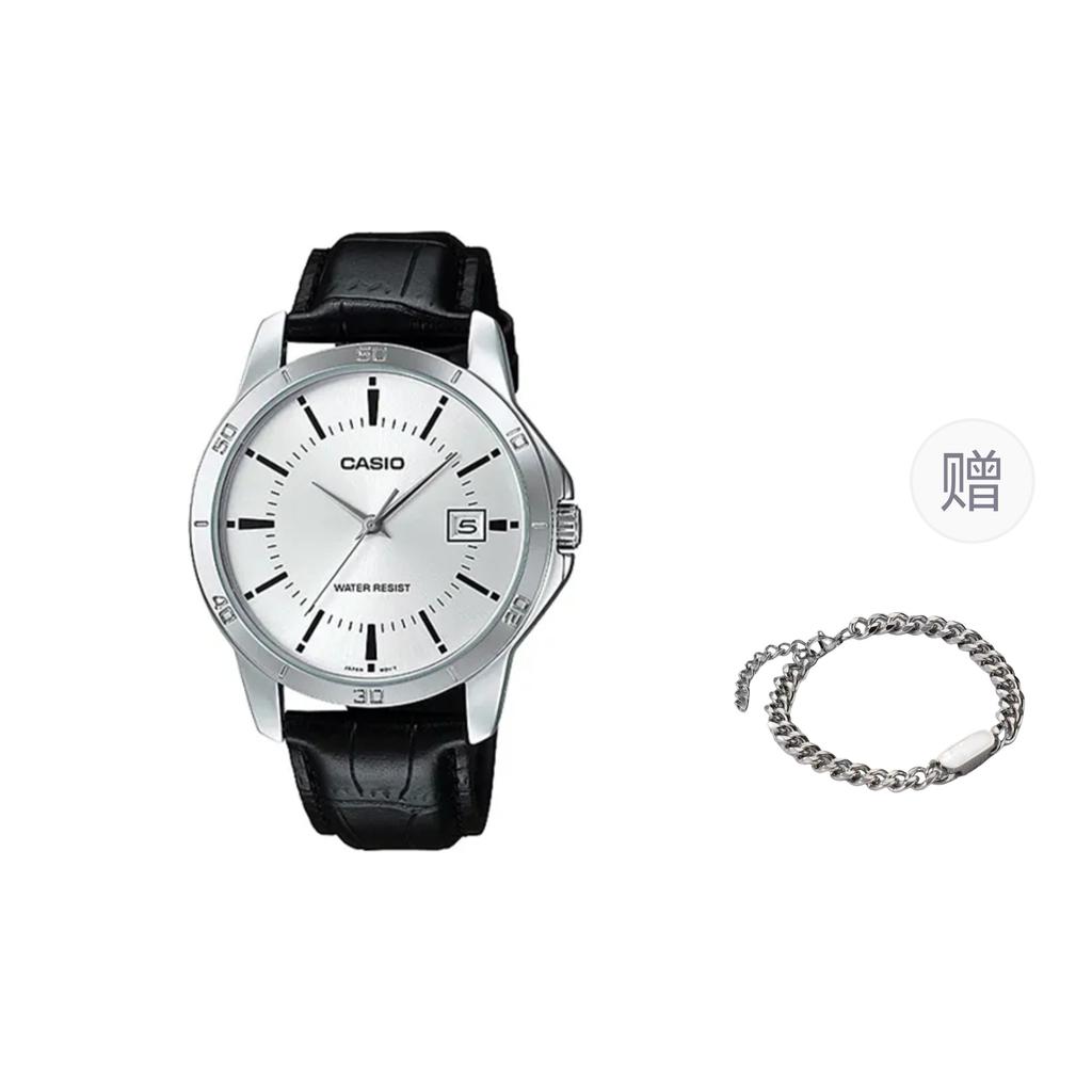 Casio Men Silver Watch MTP-V004L-7A-