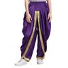 Kids Boys Halloween Dhoti Pants: Satin Indian Style Trousers with Elastic Waist, Draped Baggy Fit for Theme Party & Ball