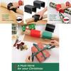 Christmas Paper Roll Cutter With Plastic Material For Gift Packaging And Holiday Crafts