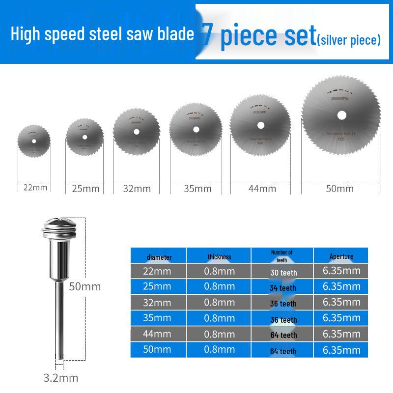 Mini High-Speed Steel Circular Saw Blade for Woodworking & Metal Cutting