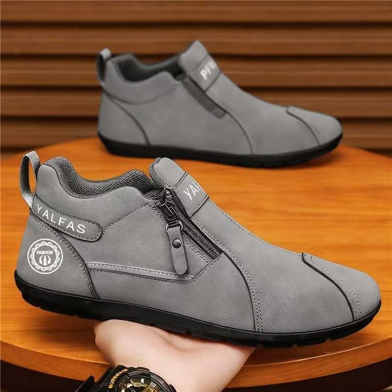Kuanggan 2026 Men's Slip-On Versatile Casual Sports Shoes - Soft Sole for Work & Commute.