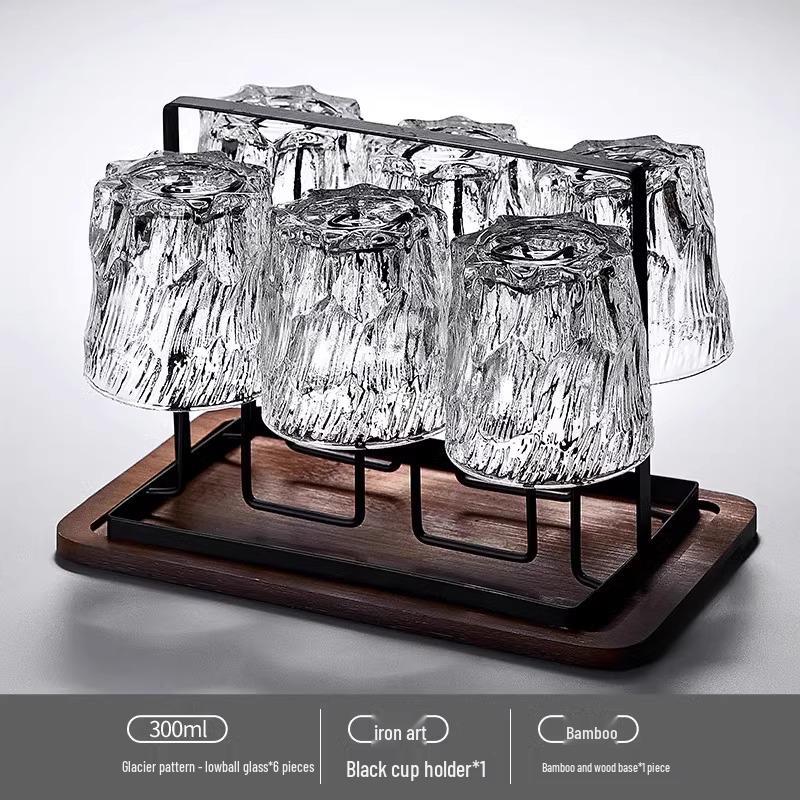 Mystic Ice Luxury Whiskey Glass - Creative Retro Rock Cup
