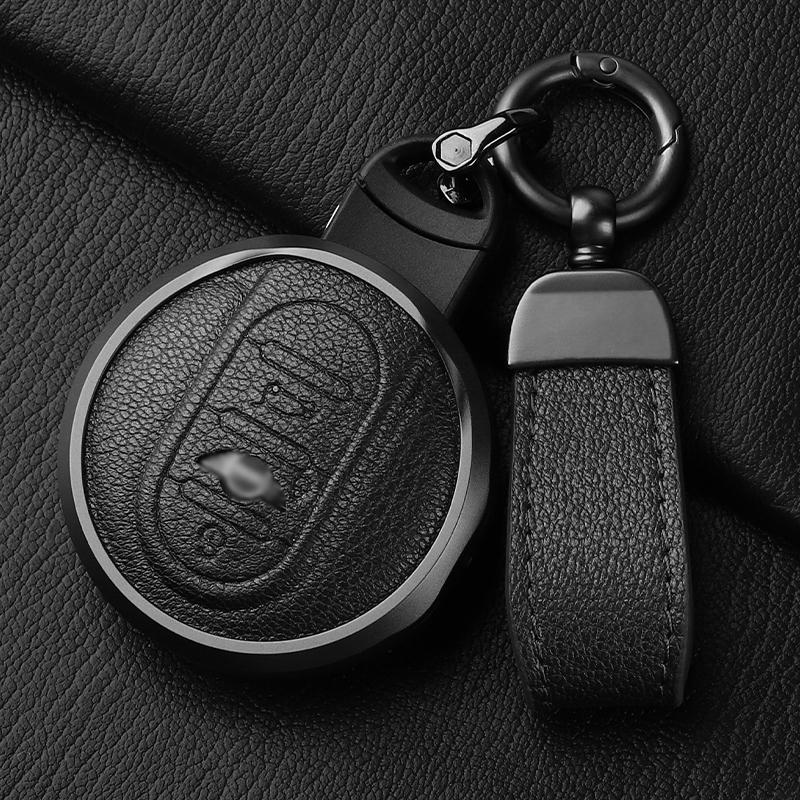 Metall und Leder Autoschlüsselhülle Abdeckung Für Bmw Mini COOPERS ONE JCW CLUBMAN Countryman R55 R56 R57 R58 F56 F55 F54 F57 F60 R59 R60