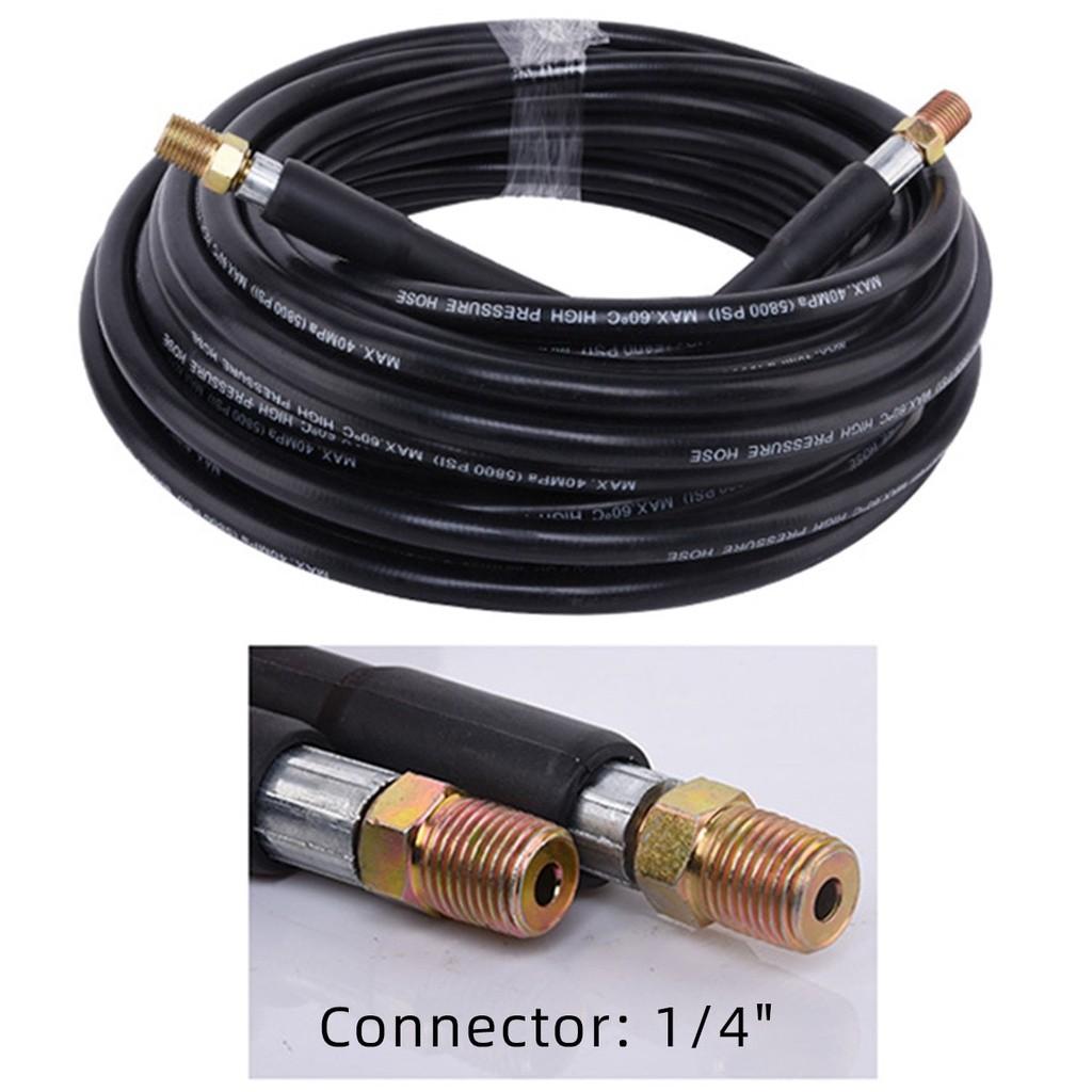 High-quality 1/4 Inch NPT Pipe Cleaner Sewage Spray Hose High Pressure Washer Sewer Drain Cleaning Hose Nozzle