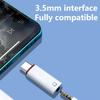 USB-C To 3.5mm Audio Adapter - Hi-Fi Digital Analog Converter for iPhone 15 Pro/Samsung/Type-C Devices, Plug &Play Earphone Jack
