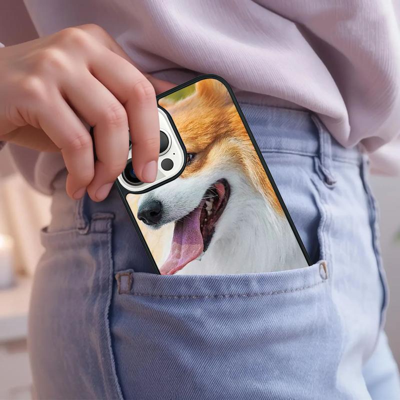 Cute Dog Phone Case For iPhone 17 Air 15 16e 14 13 Pro Max Coque 12 11 Pro Max PLUS Cover