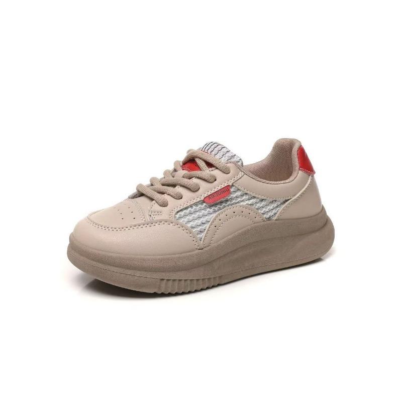 thick-soled mesh color matching casual women's shoes autumn new retro sports board shoes thin breathable sports shoes women