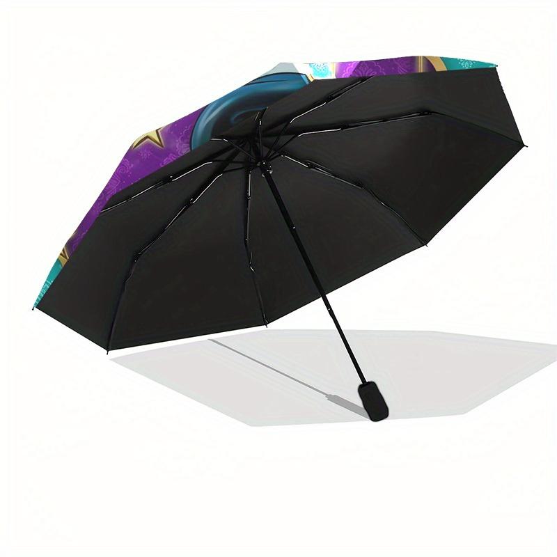1pc Jasmine, Arabian Themed High-quality Umbrella,Automatic Opening and Closing Umbrella,Multi-functional Umbrella G0811206