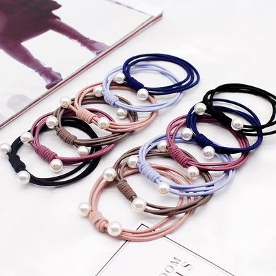 1PC Simple Knot Elastic Hair Bands for Girls Bohemian Headband Scrunchy Korean Kids Hair Accessories