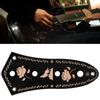 GE103 Kovová ovládací deska pro baskytaru ve stylu JB, černá, retro typ ovládacího panelu