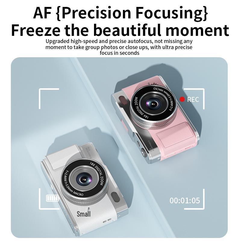 High-Definition Mirrorless Digital Camera with Flip Screen for Campus Parties