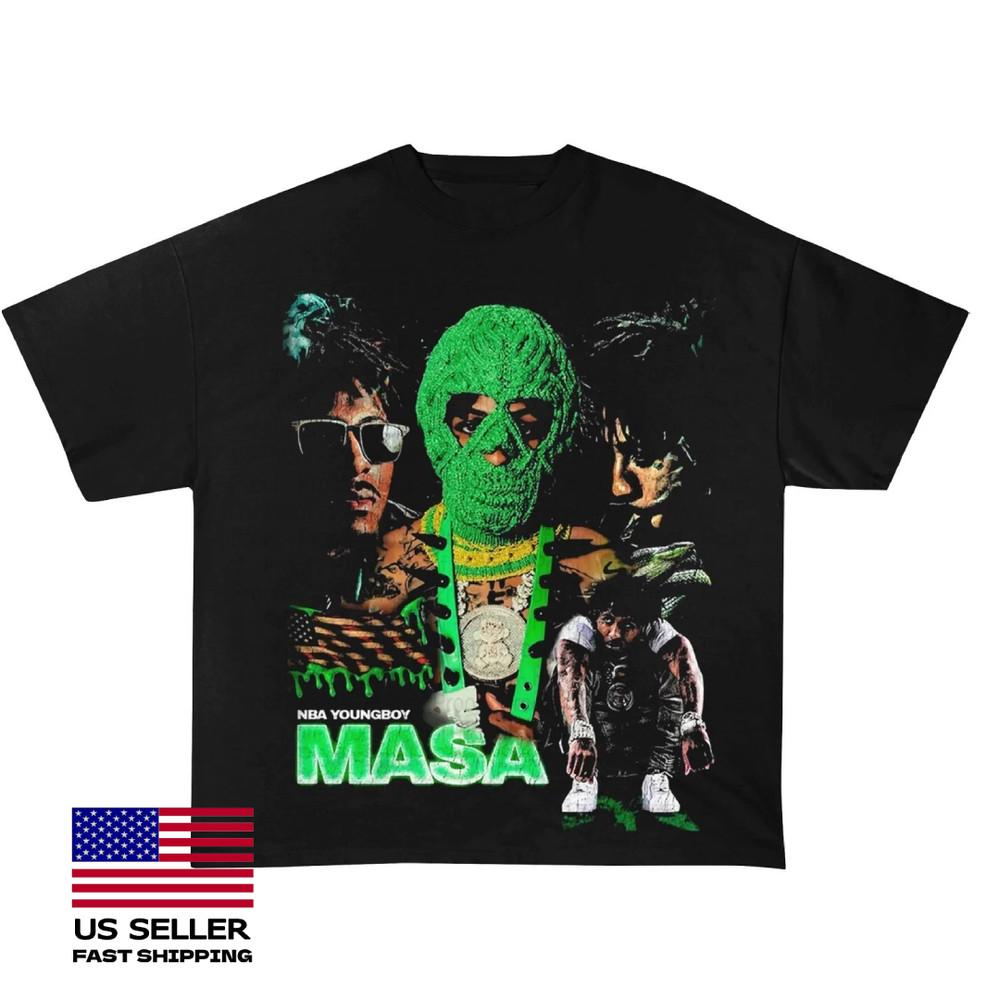 Hot Sale NBA Youngboy MASA Tour Inspired 2025 Unisex  Fastship Unisex T-Shirt XXXXL