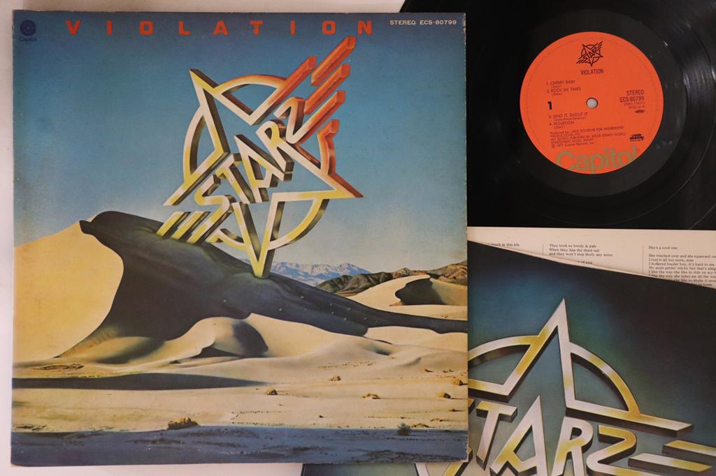 LP Record STARS Violation ECS80799 CAPITOL 1977 Japan Rock Used