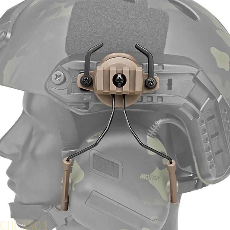 A1A2 Tacticals Headset Adapter Helmet Rails Adapter for Helmet Rail 19-21mm Suspension Headphones Bracket Holder