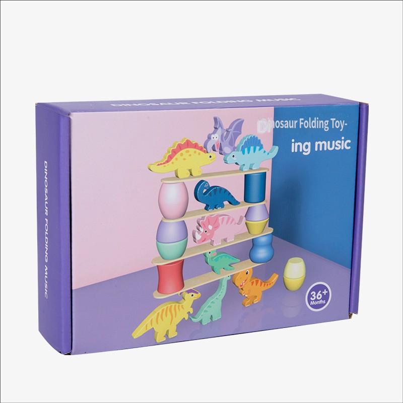 Kids Wooden Toy 3D Stacking Cute Food Balance Building Blocks Game Children'S Educational Toys Animal Tree Tumble Jumble