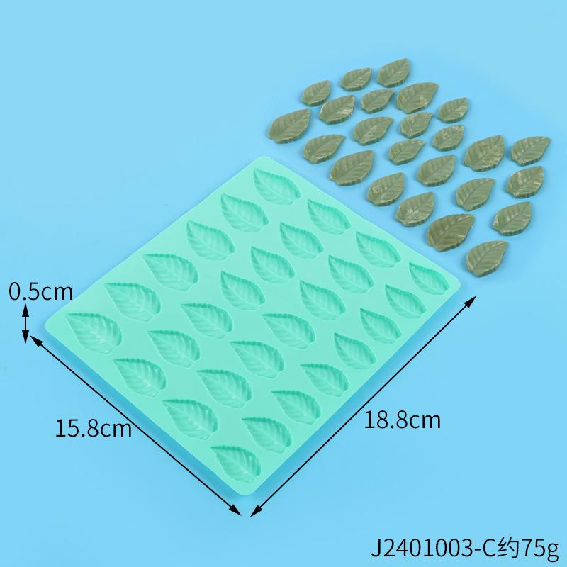 Chocolate Mold Kitchen DIY Baking Tools Cake Decoration Pumpkin Flower Leaf Ghost Jelly Mould Creative Ice Lattice Silicone Mold