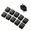 100pcs Photovoltaic Cable Clamp Solar Panel Plastic Wire Clip Fastener Fixing Clip Secure Cable Management For Solar Panel