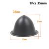 1/4Pcs Durable 35/40/45/50mm Speaker Dust Cover Black Tip Coned Dust Caps PP Protective Sleeve Speaker Repair Parts Accessories