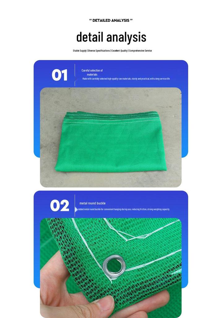 Flame Retardant Scaffold Safety Net for Construction & Balcony Decoration