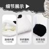 Middle child hat cute super cute boys pullover ear hat autumn and winter warm girls knitted chenille hat